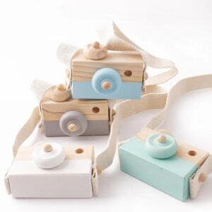Educational wooden camera for B2B wholesale