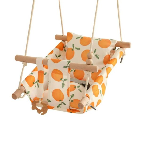 Discover the premium quality of our wooden baby swing, a great choice for B2B customers