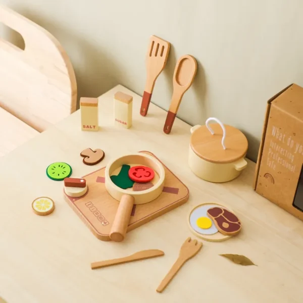 Kids' Wooden Play Kitchen - B2B & Wholesale - Zhous Global